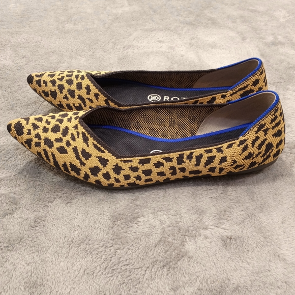 Rothy's Leopard Print Women's Flats Size 9 - Picture 2 of 11